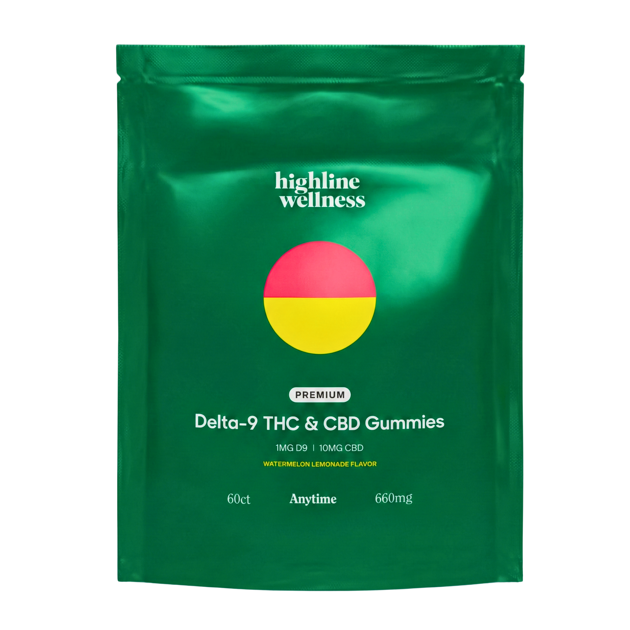 Highline Wellness -Watermelon Lemonade THC + CBD Gummies