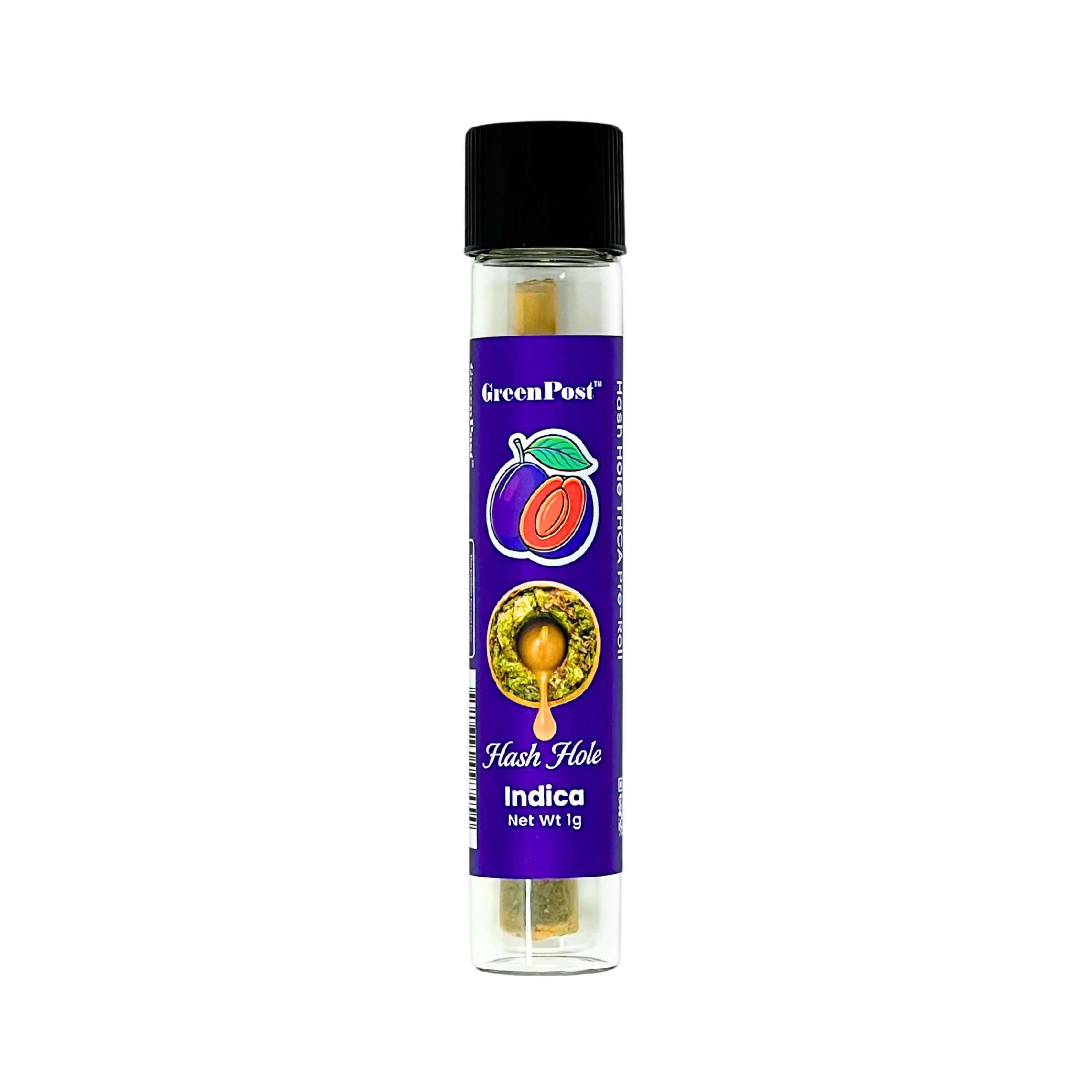 Plum Stone- Hash Hole THCA King Size Pre roll GreenPost CBD