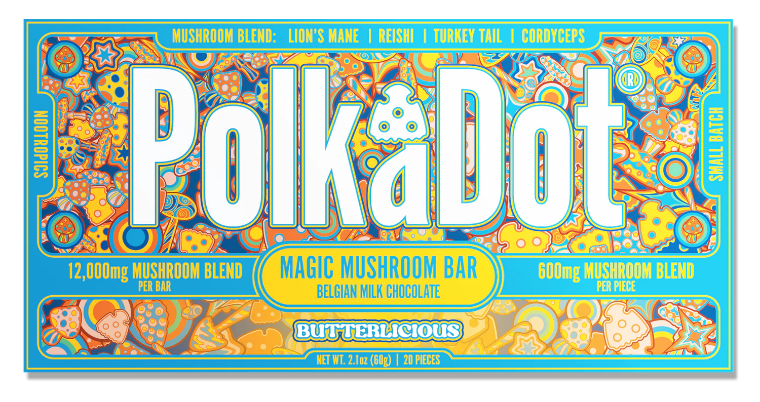 PolkaDot 12g Mushroom Chocolate Bar