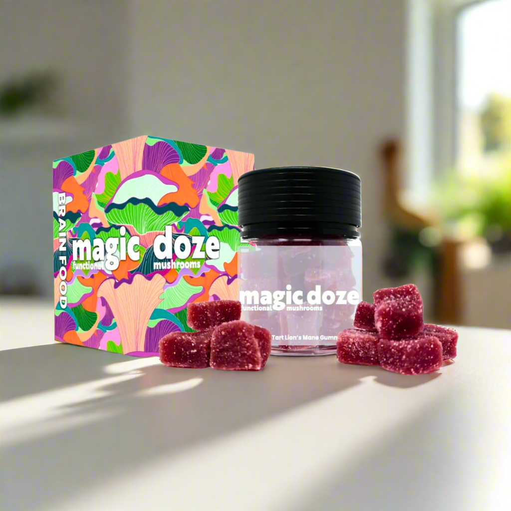 Lion's Mane Gummies (Cherry Tart) - Brain Food by Magic Doze™