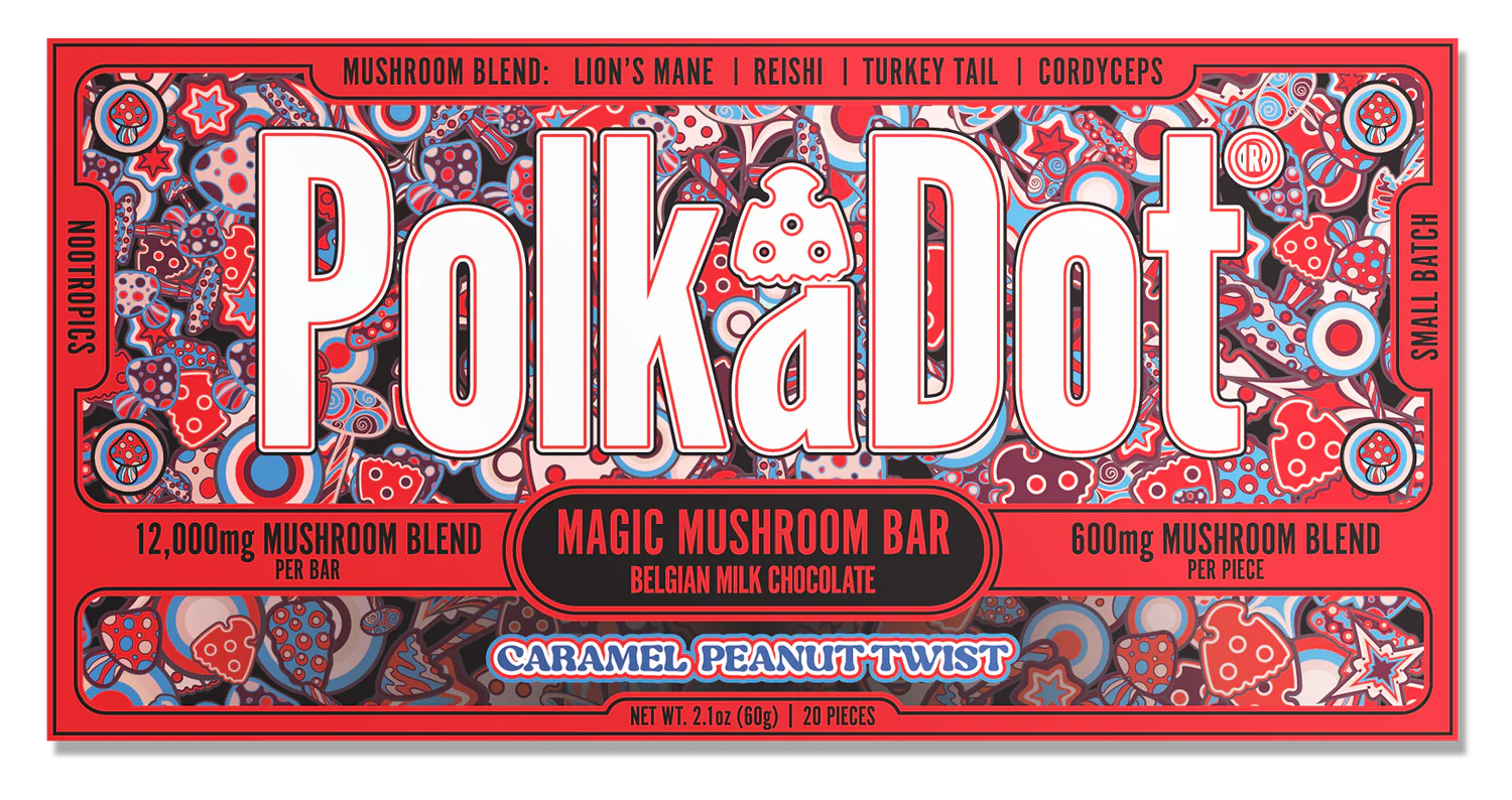 PolkaDot 12g Mushroom Chocolate Bar