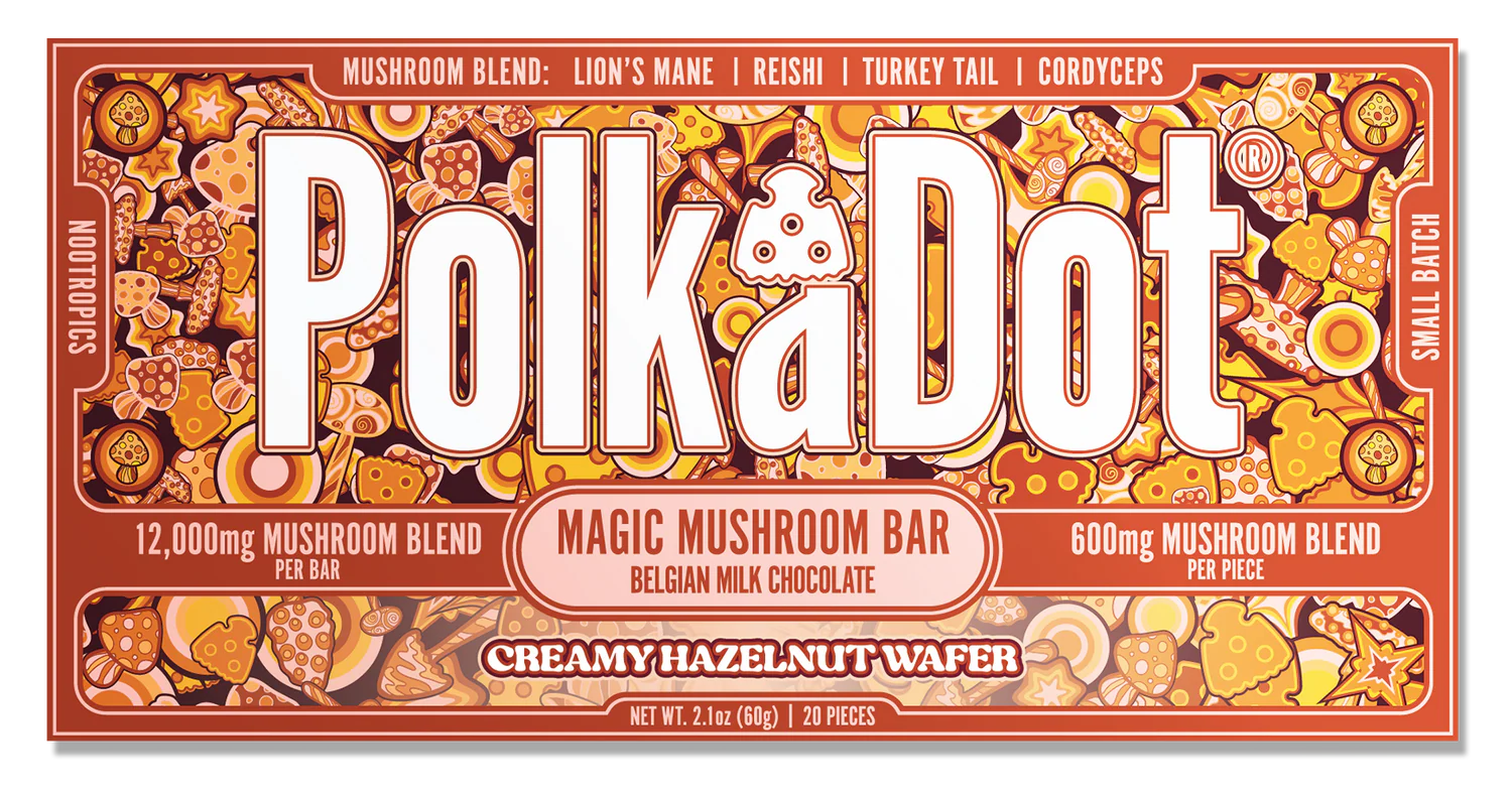 PolkaDot 12g Mushroom Chocolate Bar