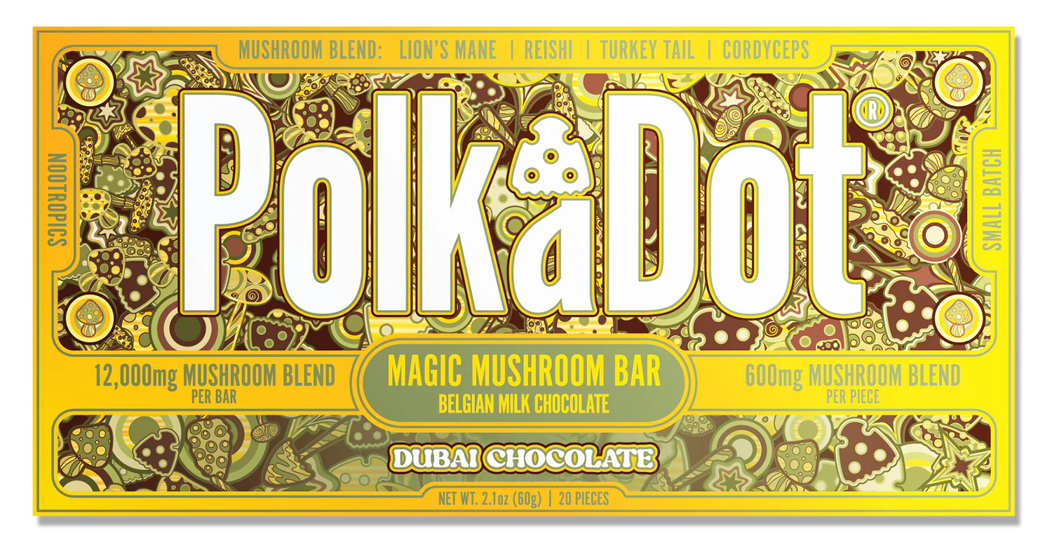 PolkaDot 12g Mushroom Chocolate Bar