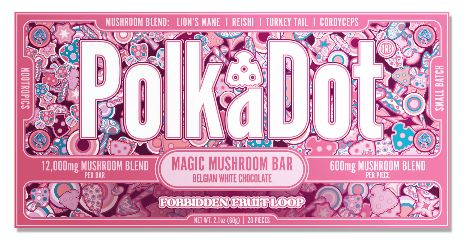 PolkaDot 12g Mushroom Chocolate Bar