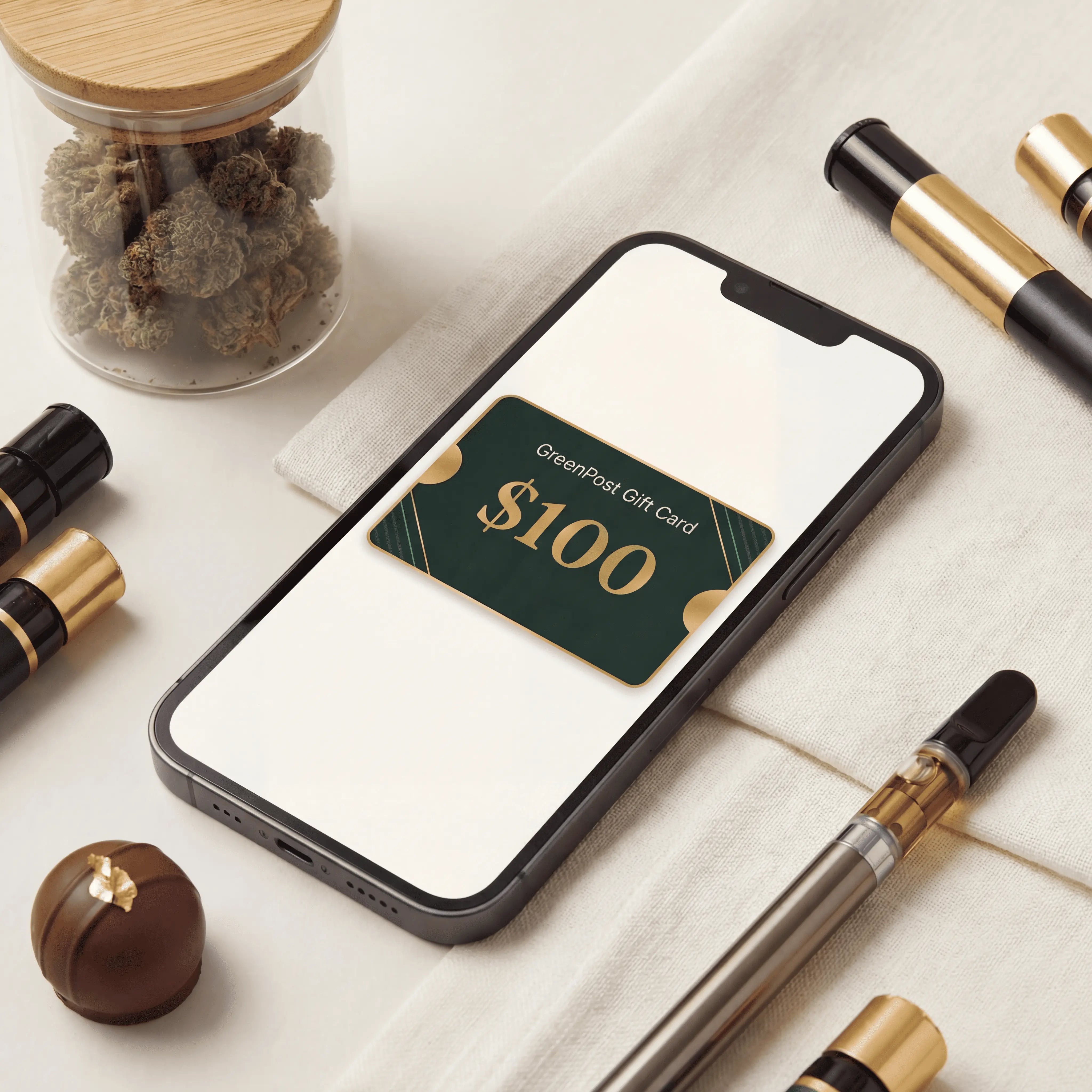 GreenPost 420 Gift Card $100 - Includes a free gift!