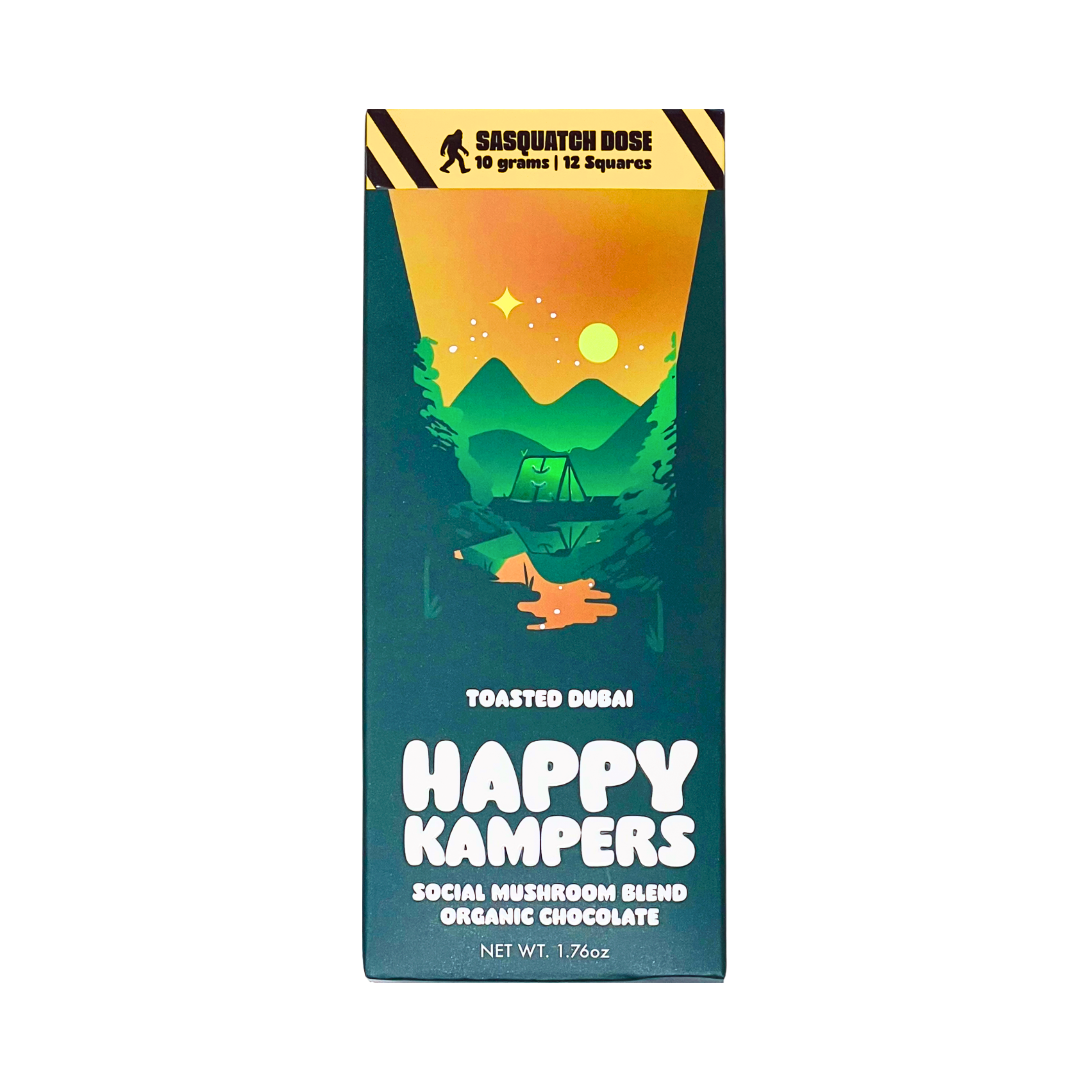 Happy Kampers 10g Mushroom Chocolate Bar