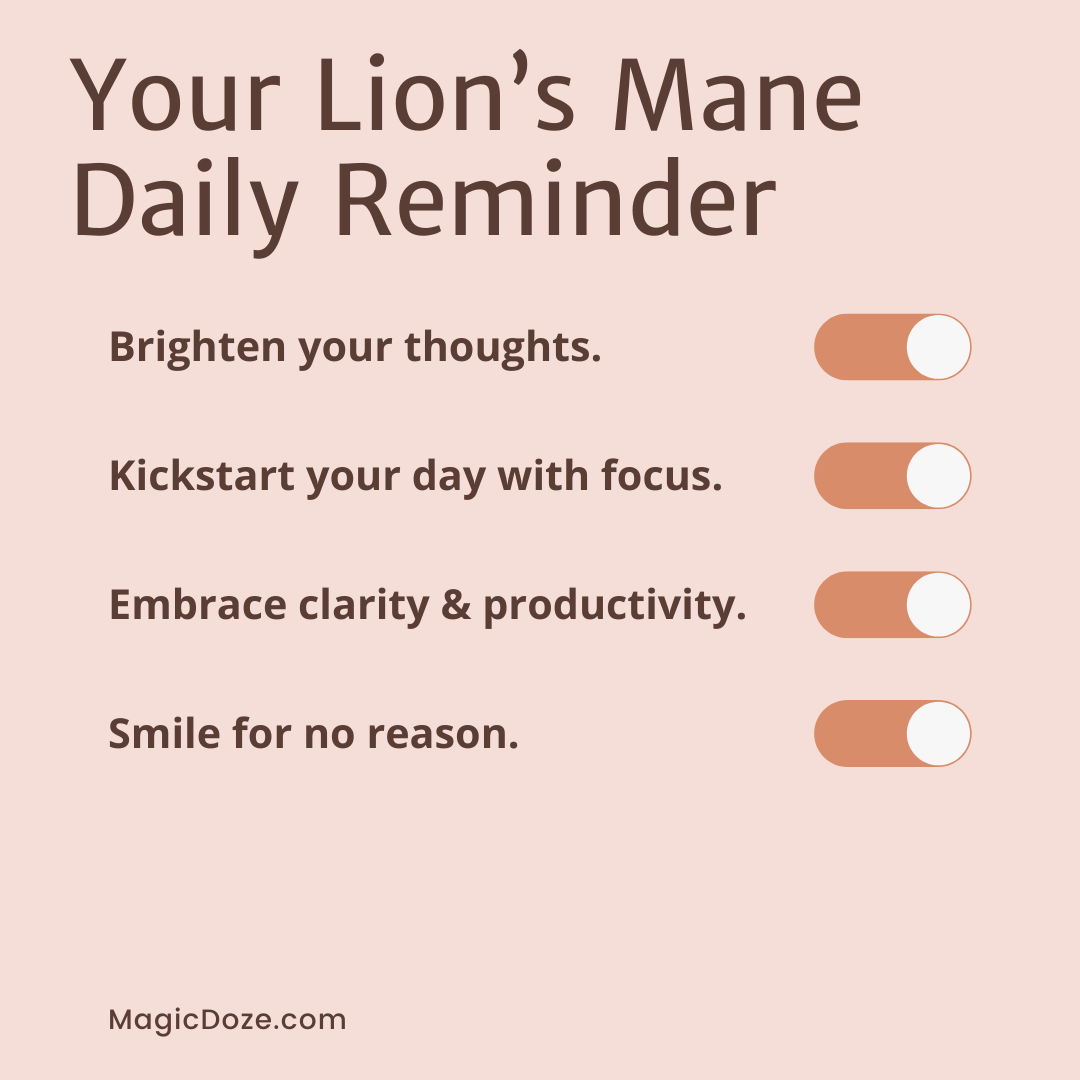 Lion's Mane Gummies (Cherry Tart) - Brain Food by Magic Doze™