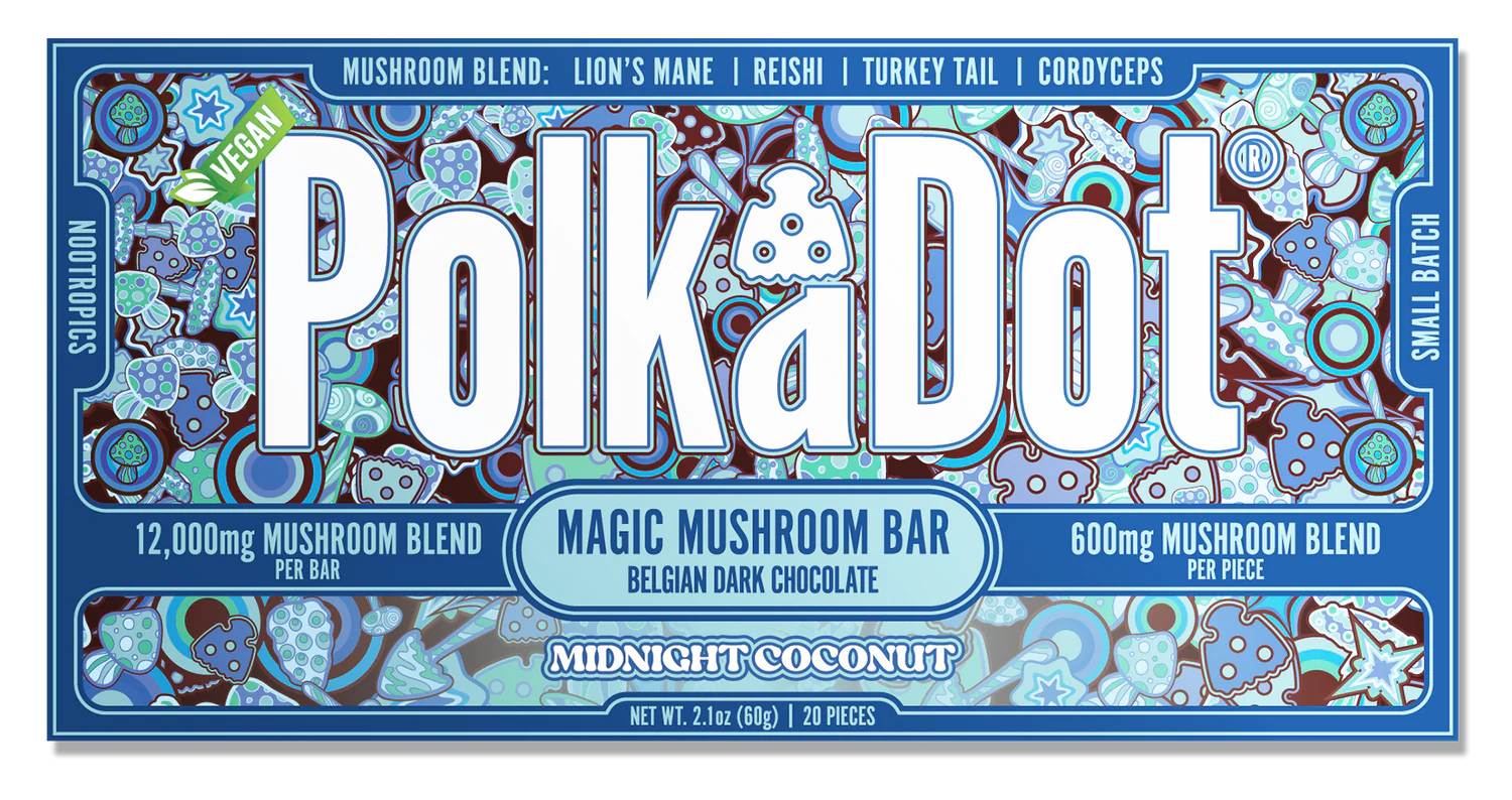 PolkaDot 12g Mushroom Chocolate Bar