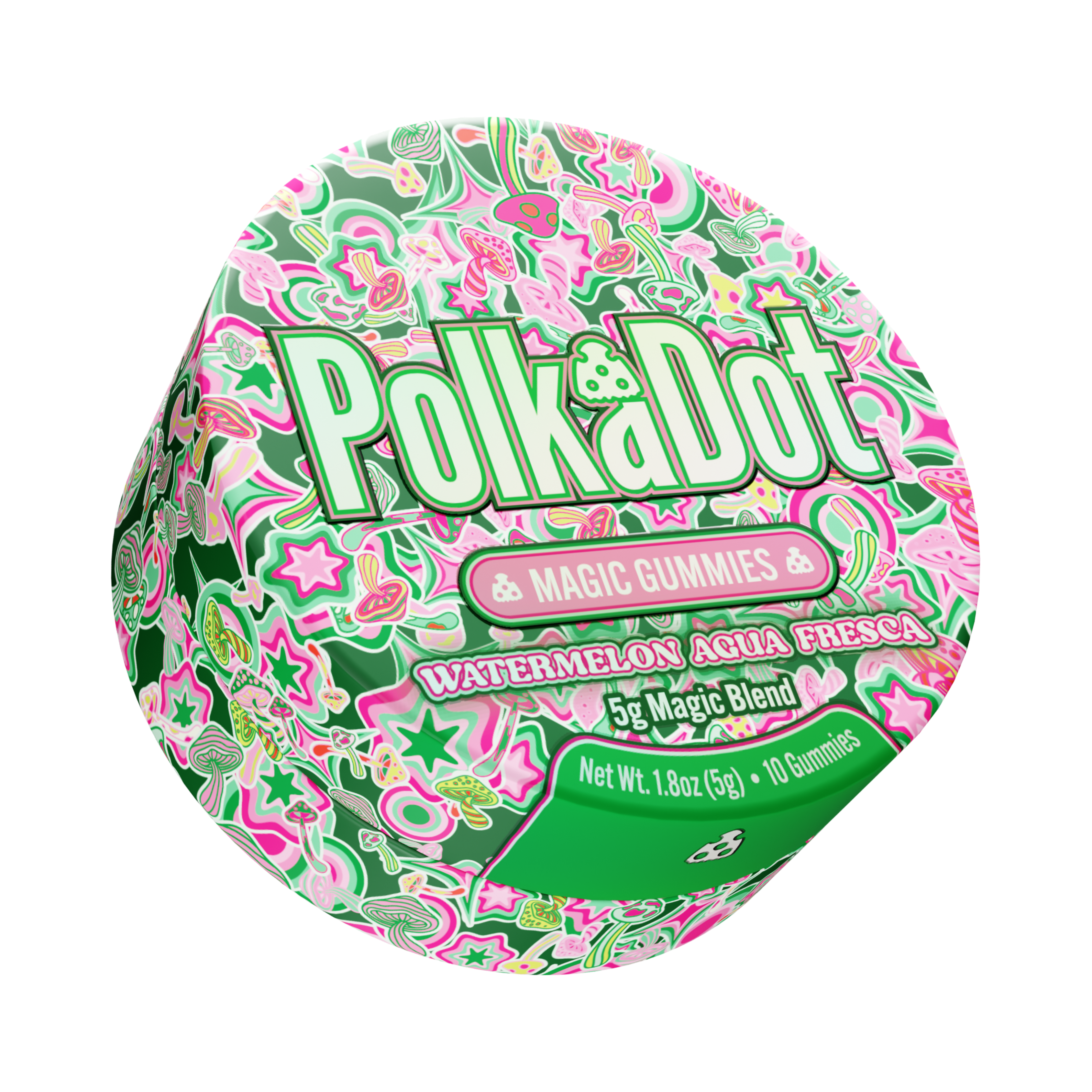 Polka Dot Mushroom Edibles — Chocolate Bars, Gummies and Tablets