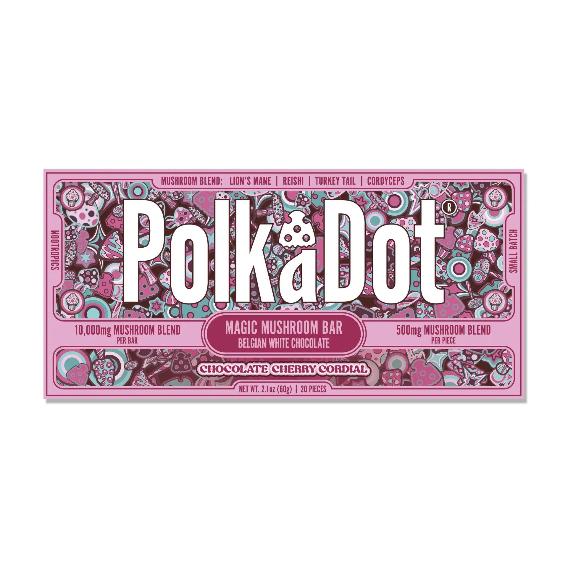 PolkaDot Mushroom Chocolate Bars