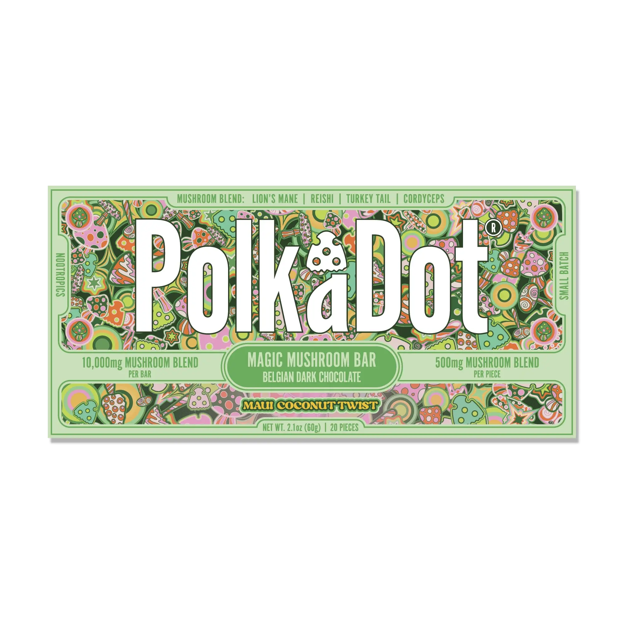 PolkaDot Mushroom Chocolate Bars