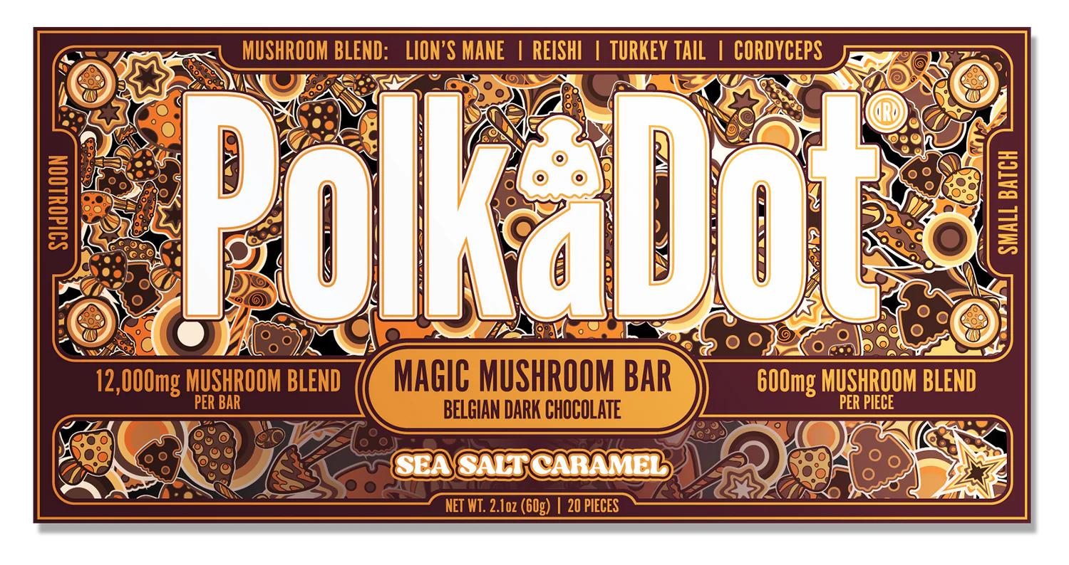 PolkaDot 12g Mushroom Chocolate Bar