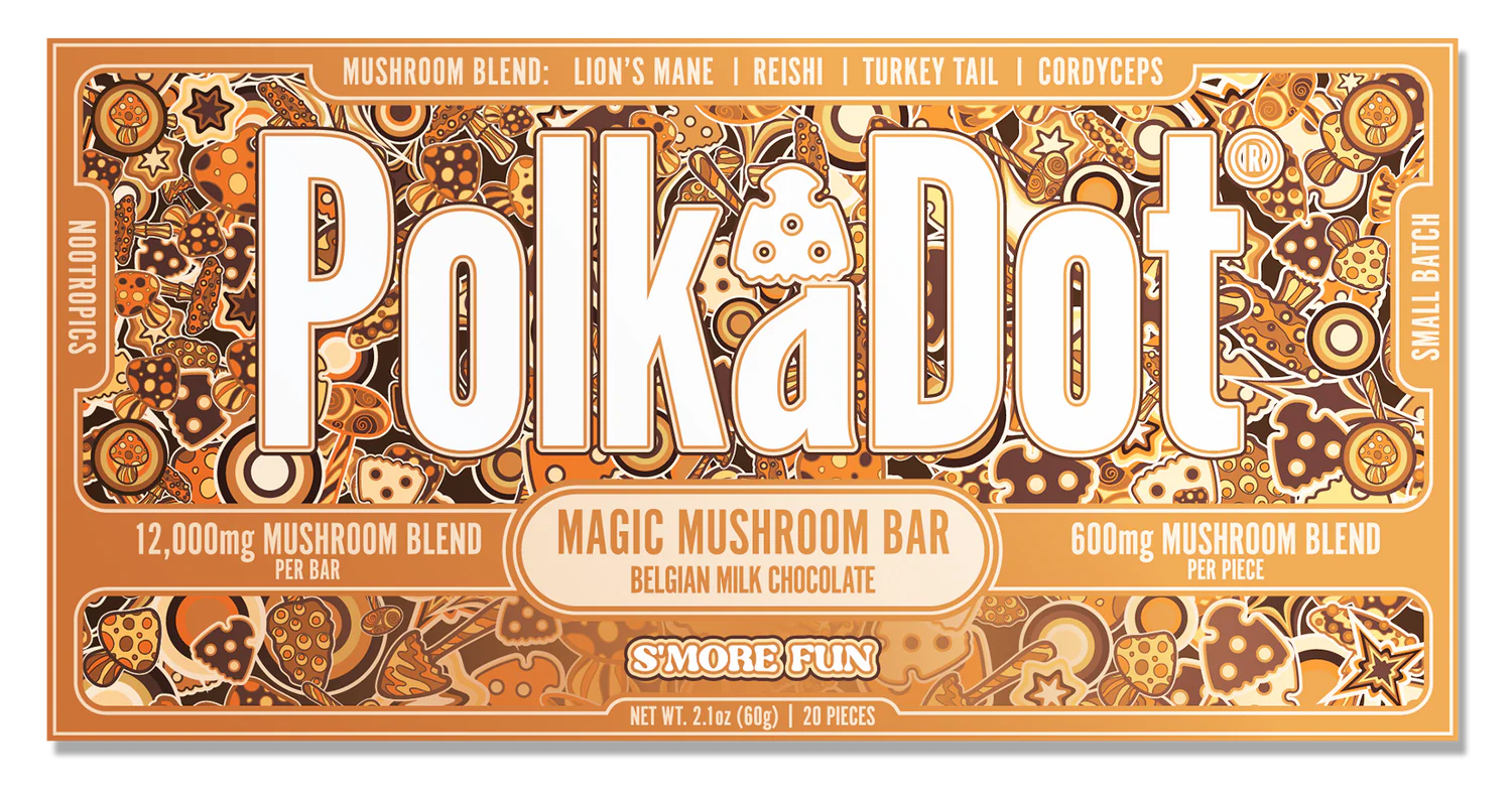 PolkaDot 12g Mushroom Chocolate Bar