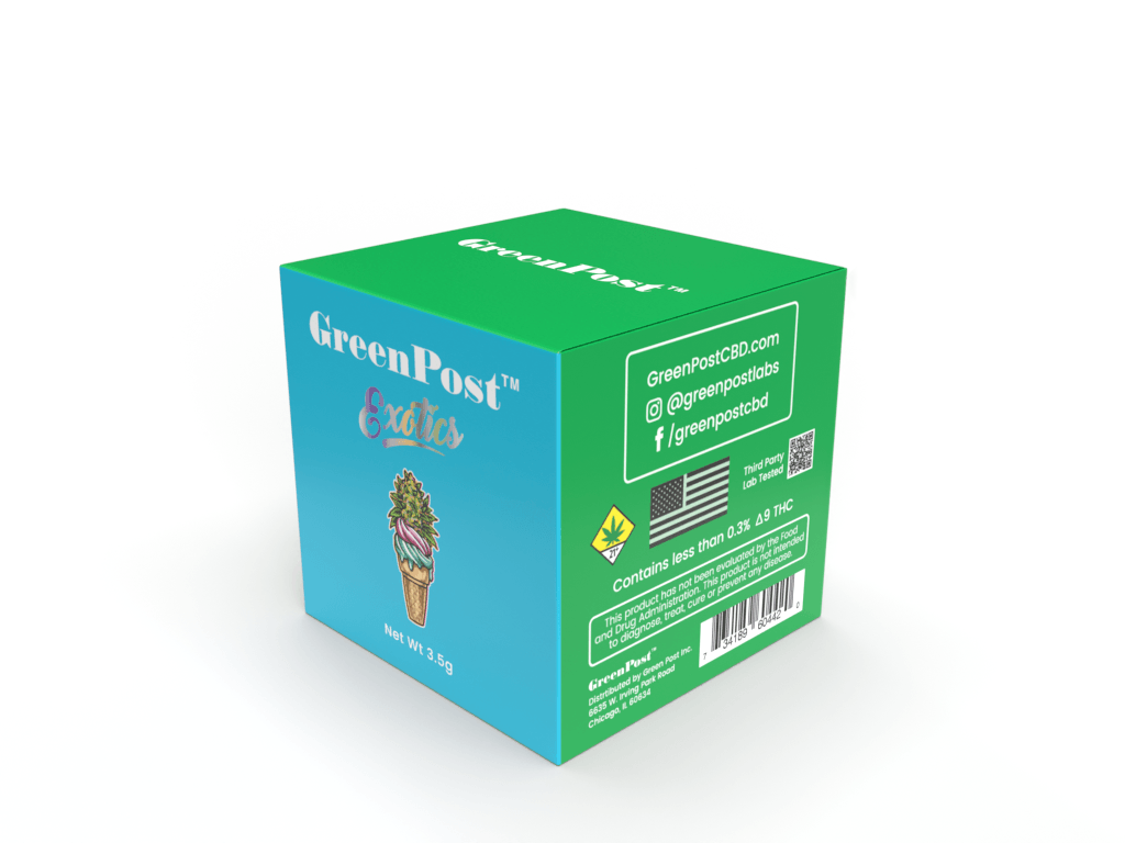 Sunset Sherbet THCA Flower (Indica) - GreenPost CBD - www.GreenPostCBD.com