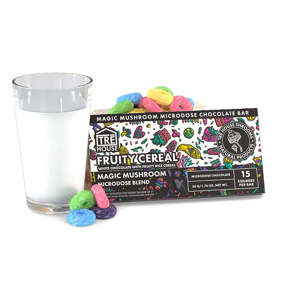 Tre House Magic Mushroom Chocolate-Fruity Cereal GreenPost CBD