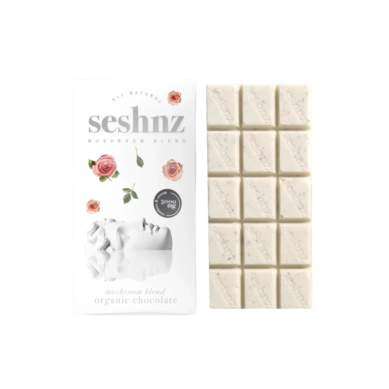 Seshnz 5g Mushroom Chocolate Bar GreenPost CBD - www.GreenPostCBD.com