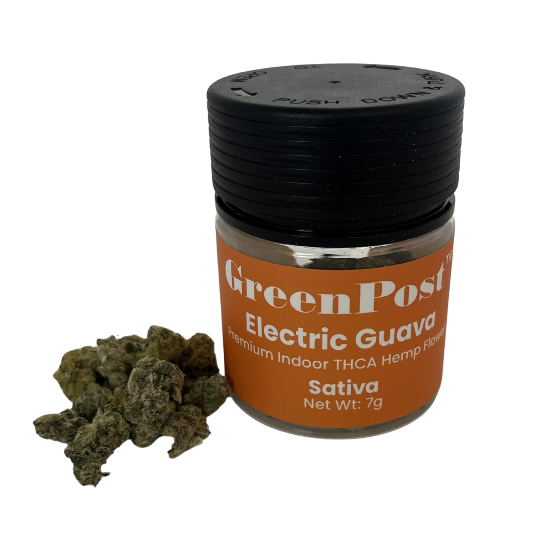 Electric Guava 7g Indoor Hemp Flower ( Sativa)