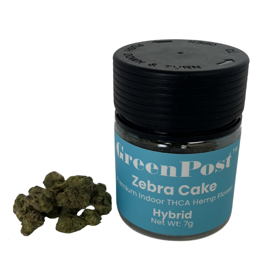 Zebra Cake 7g Indoor Hemp Flower (Hybrid)