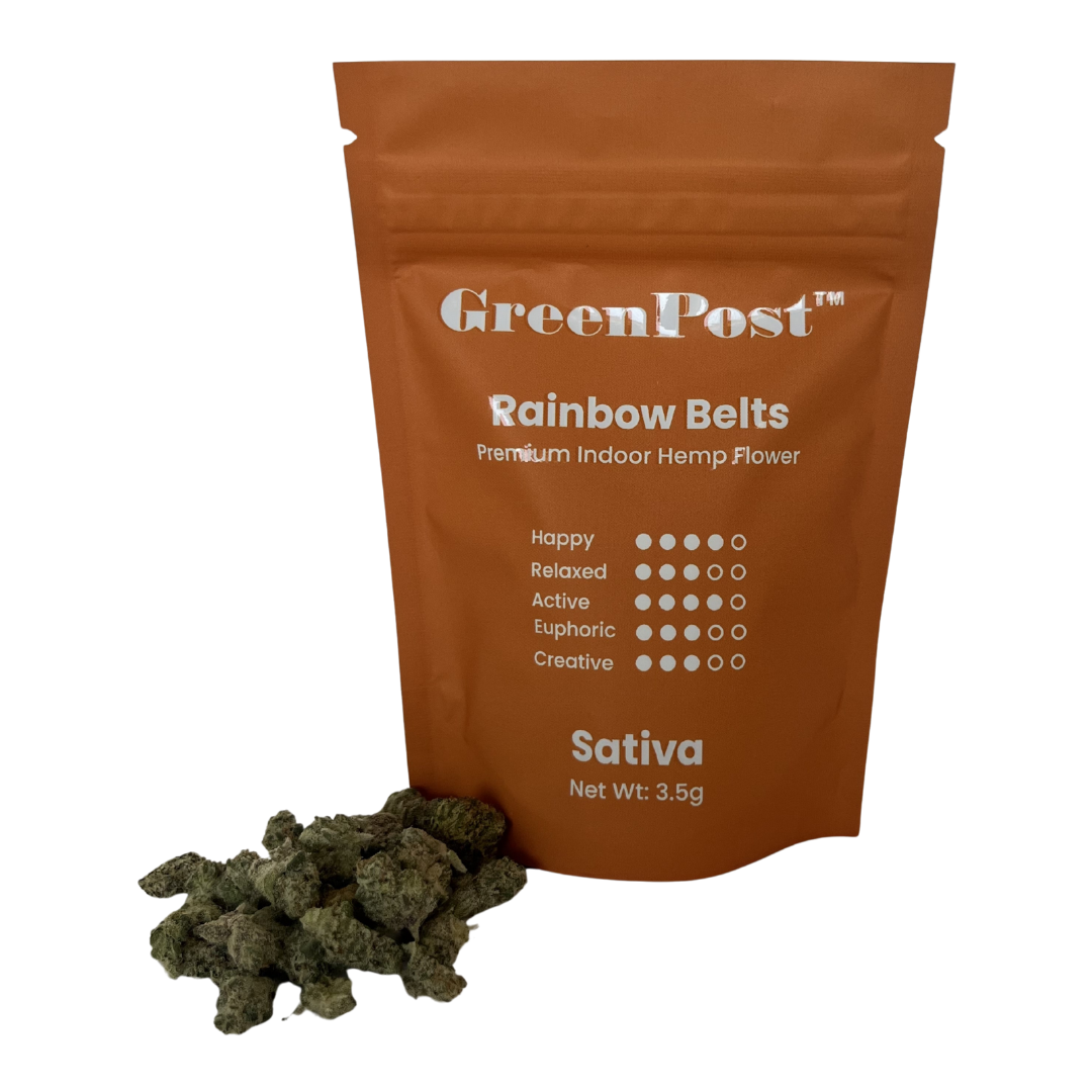 Rainbow Belts 3.5g Indoor Hemp Flower(Sativa)