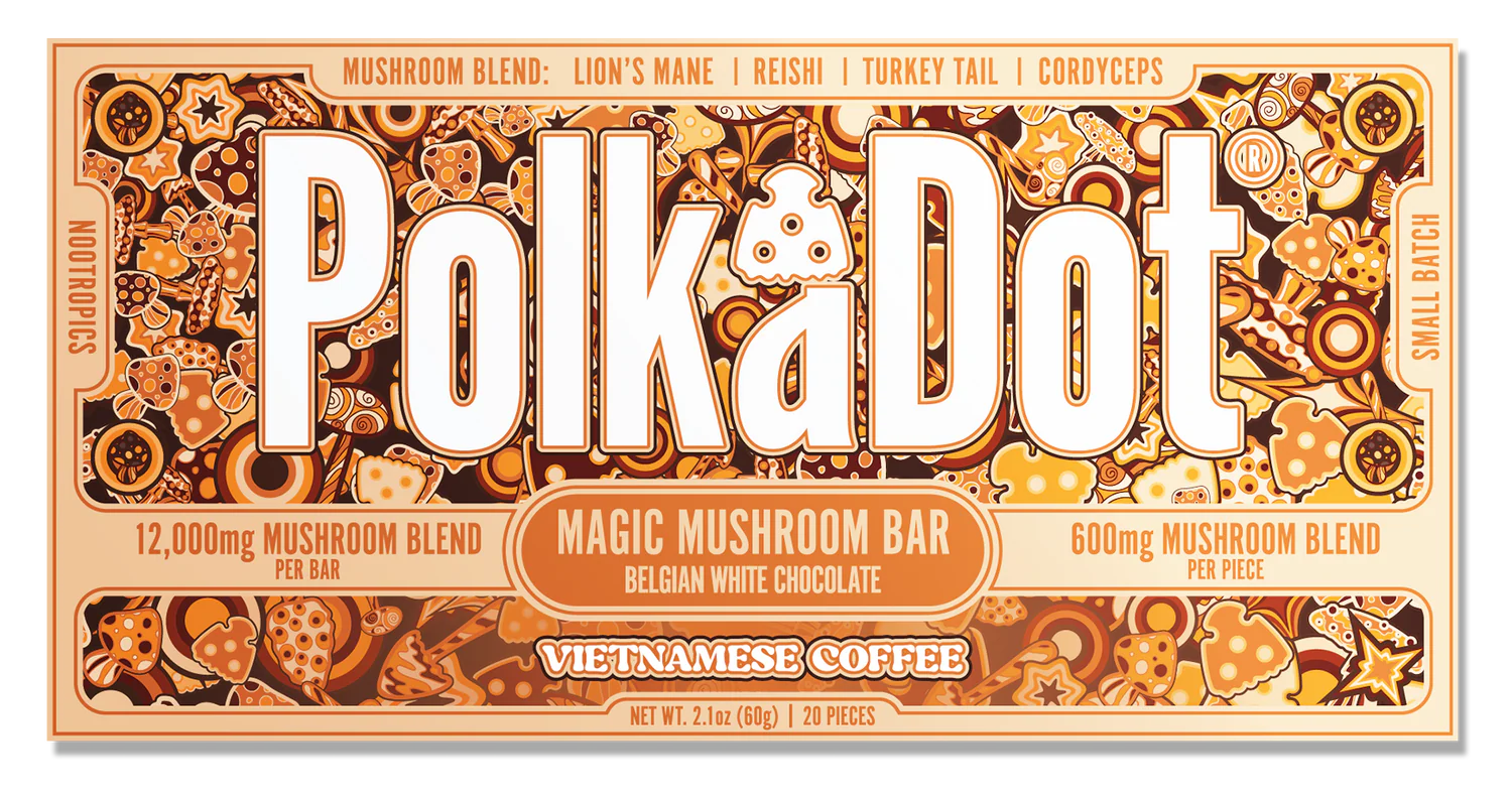PolkaDot 12g Mushroom Chocolate Bar