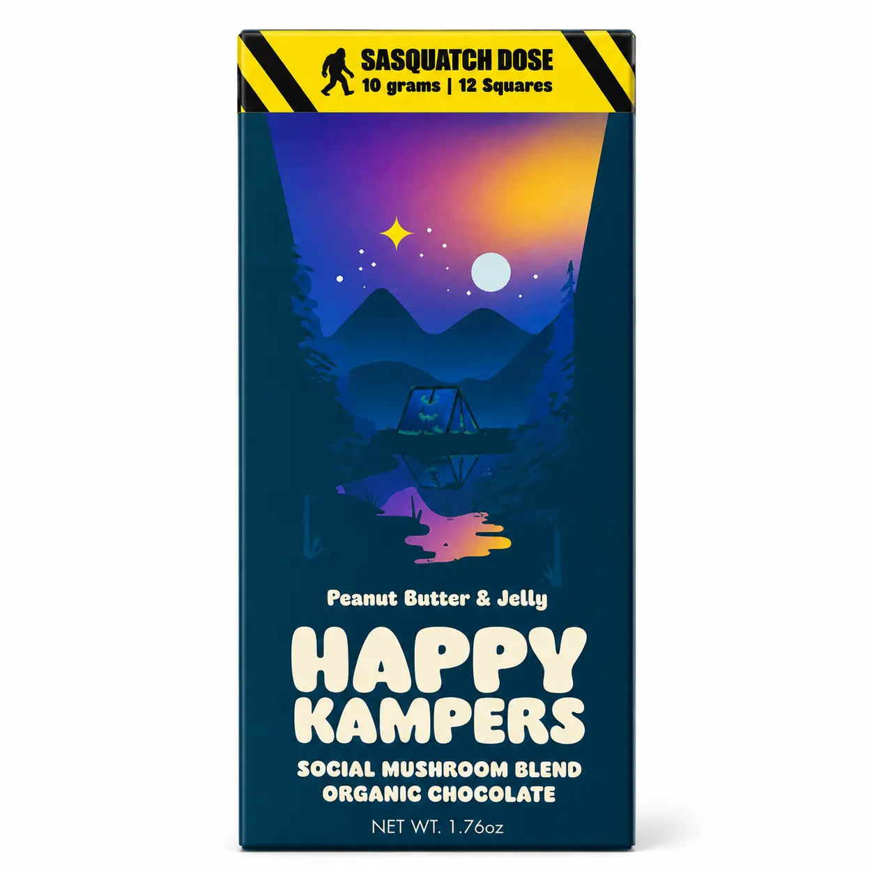 Happy Kampers 10g Mushroom Chocolate Bar Edibles