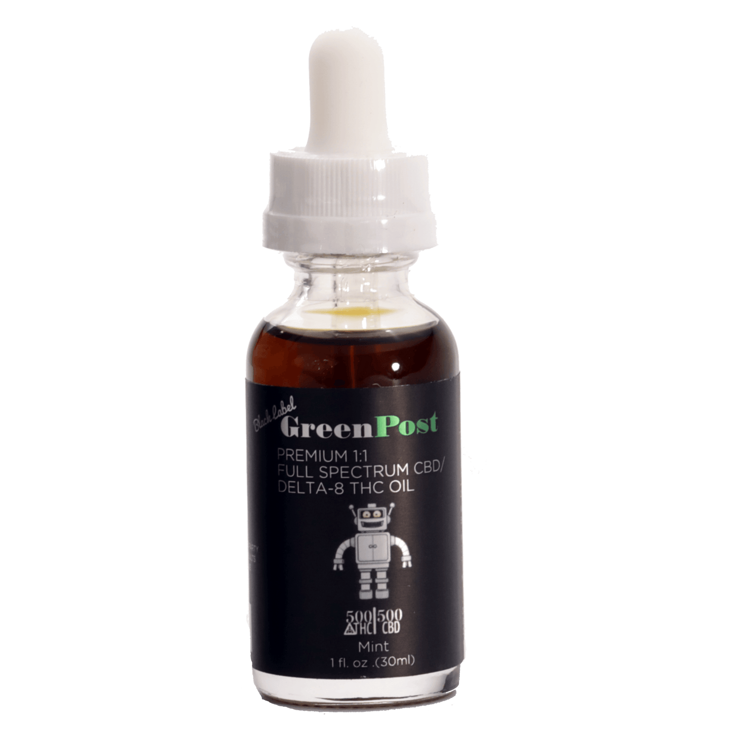 Delta 8 THC 1:1 Tincture Oil - GreenPost CBD - www.GreenPostCBD.com
