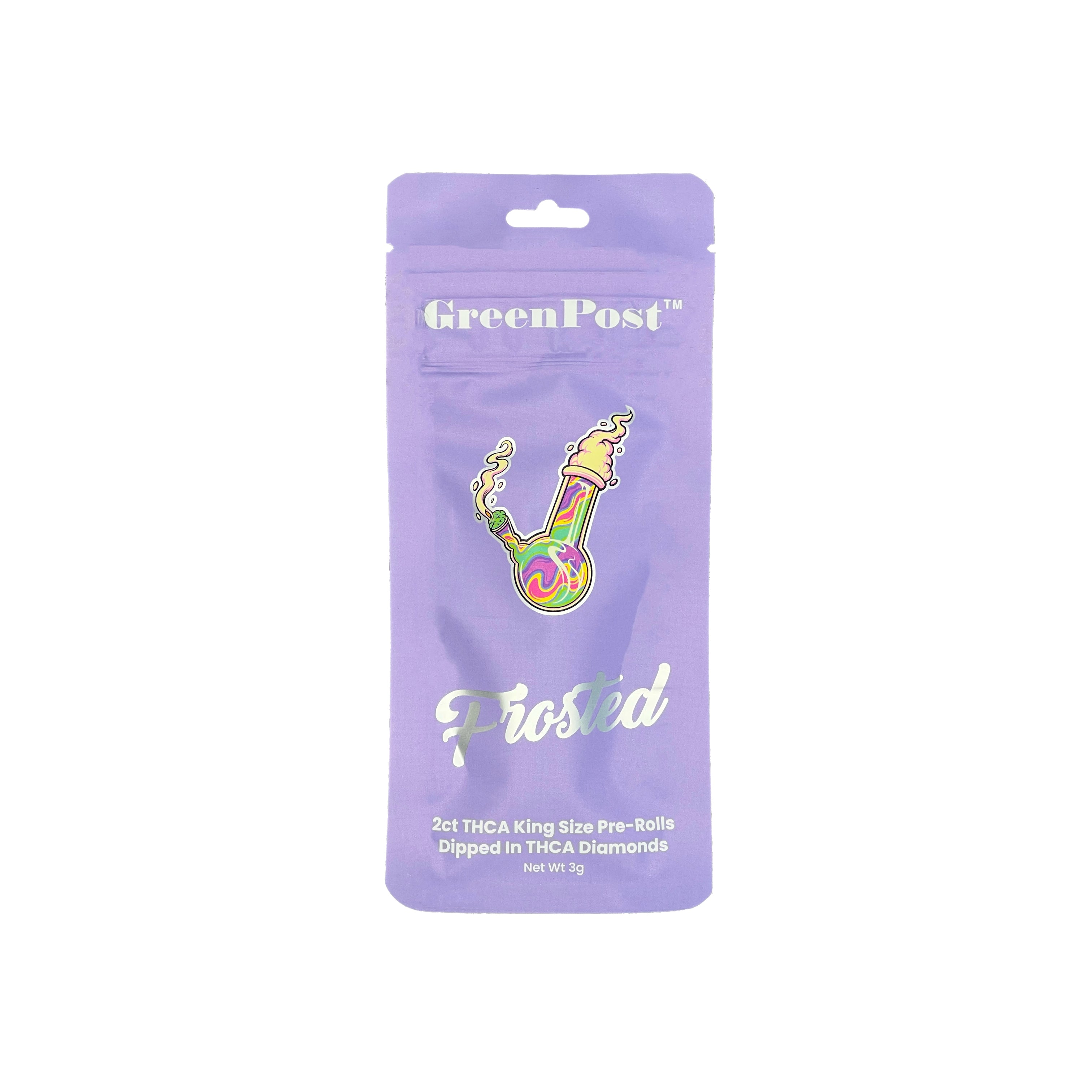 Frosted King-Size: THCA Diamond Pre-Rolls