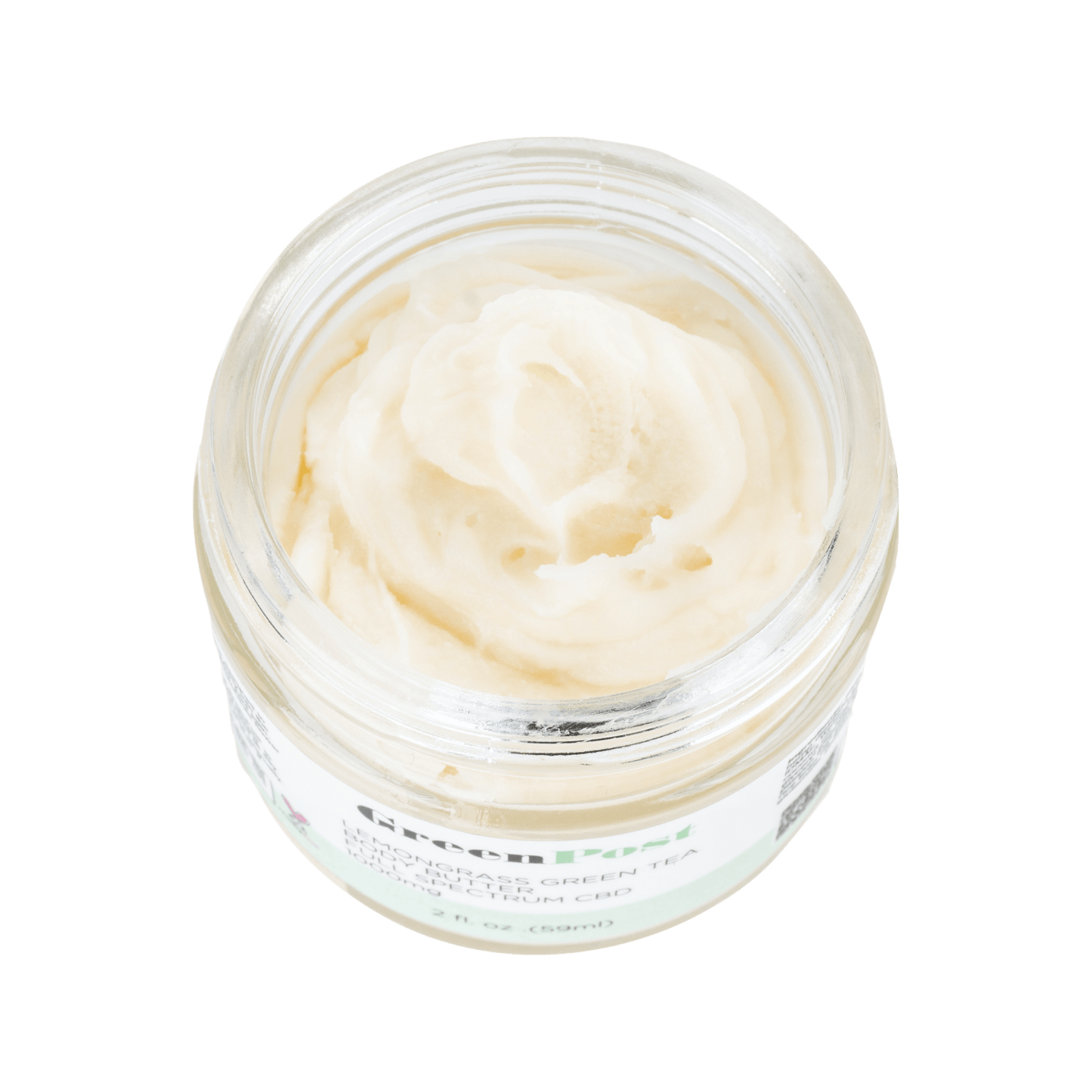 Lemongrass Green Tea Body Butter 1000MG - GreenPost CBD - www.GreenPostCBD.com
