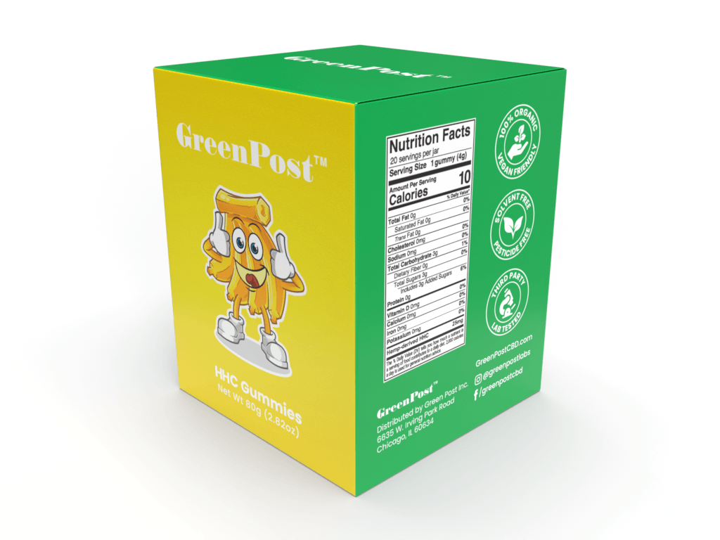 HHC Gummies - GreenPost CBD - www.GreenPostCBD.com