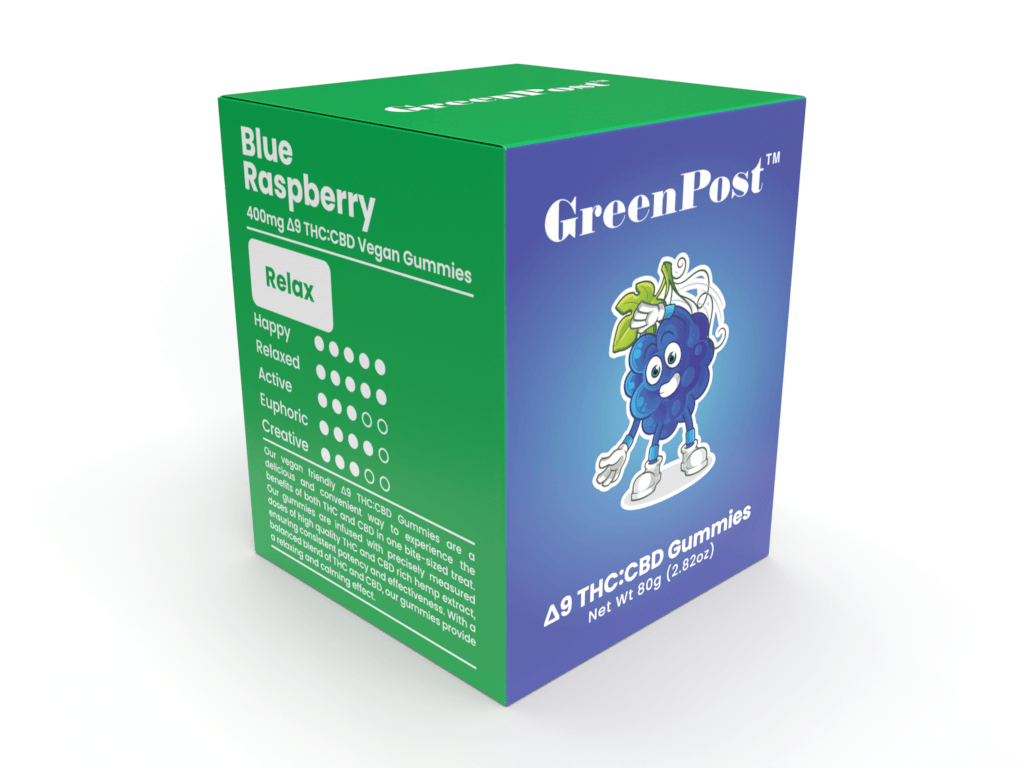 Delta 9 THC Gummies 400mg - GreenPost CBD - www.GreenPostCBD.com