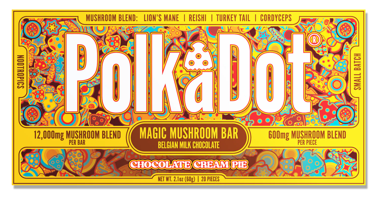 PolkaDot 12g Mushroom Chocolate Bar