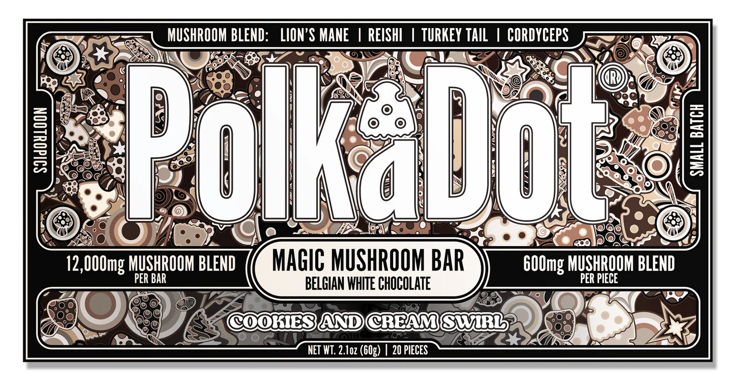 PolkaDot 12g Mushroom Chocolate Bar