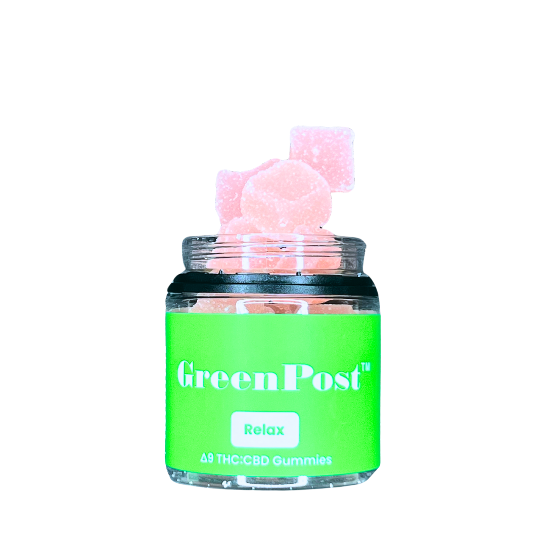 Vegan Delta 9 THC+CBD Gummies (400mg) (Cotton Candy)