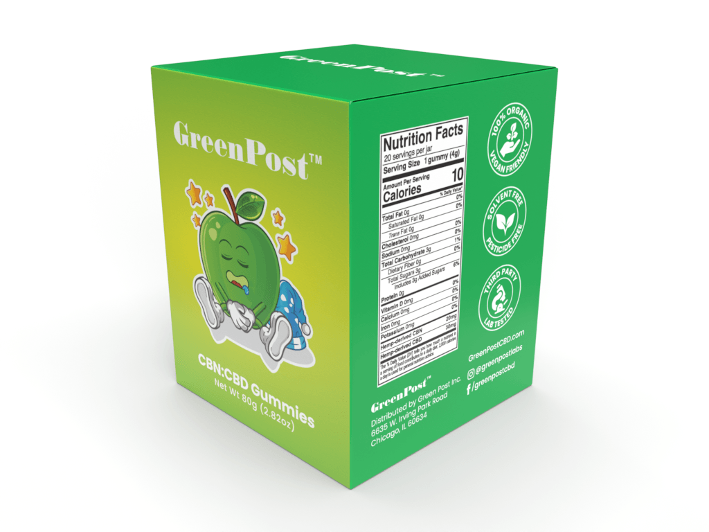 Full Spectrum CBD + CBN Gummies (Vegan) - GreenPost CBD - www.GreenPostCBD.com