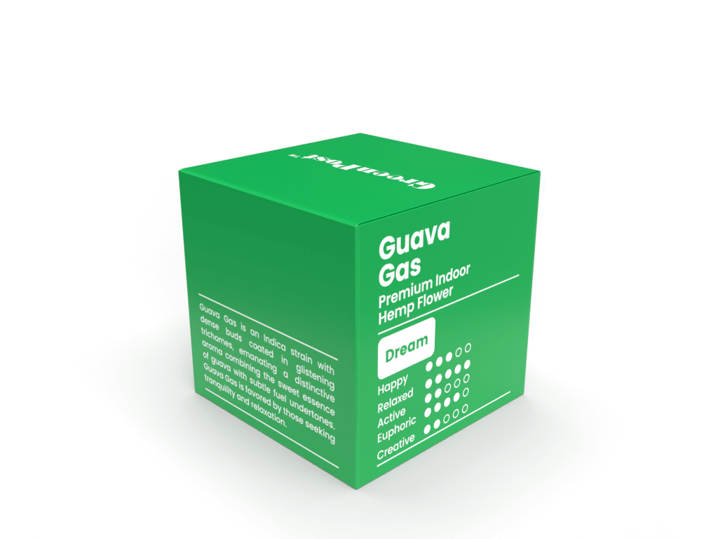 Guava Gas THCA Flower (Indica) - GreenPost CBD - www.GreenPostCBD.com