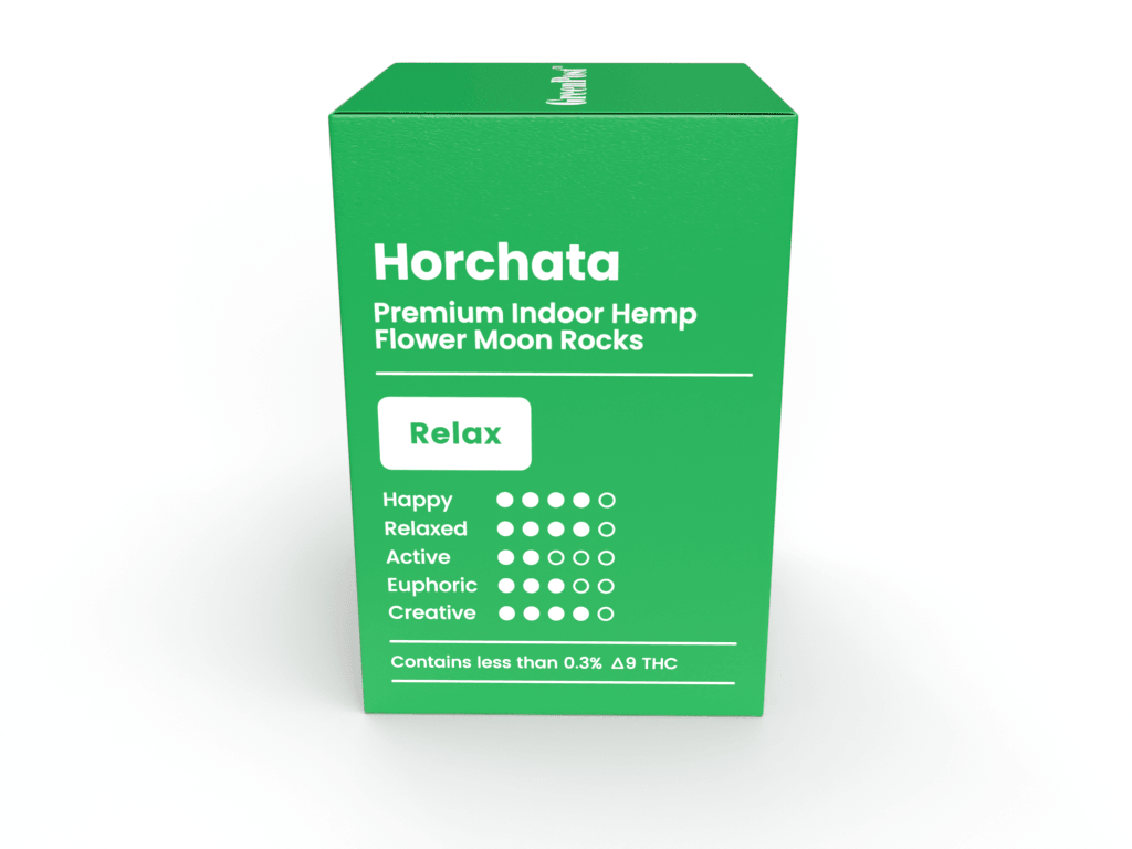 Horchata Delta 8 + HHC Moon Rocks - GreenPost CBD - www.GreenPostCBD.com