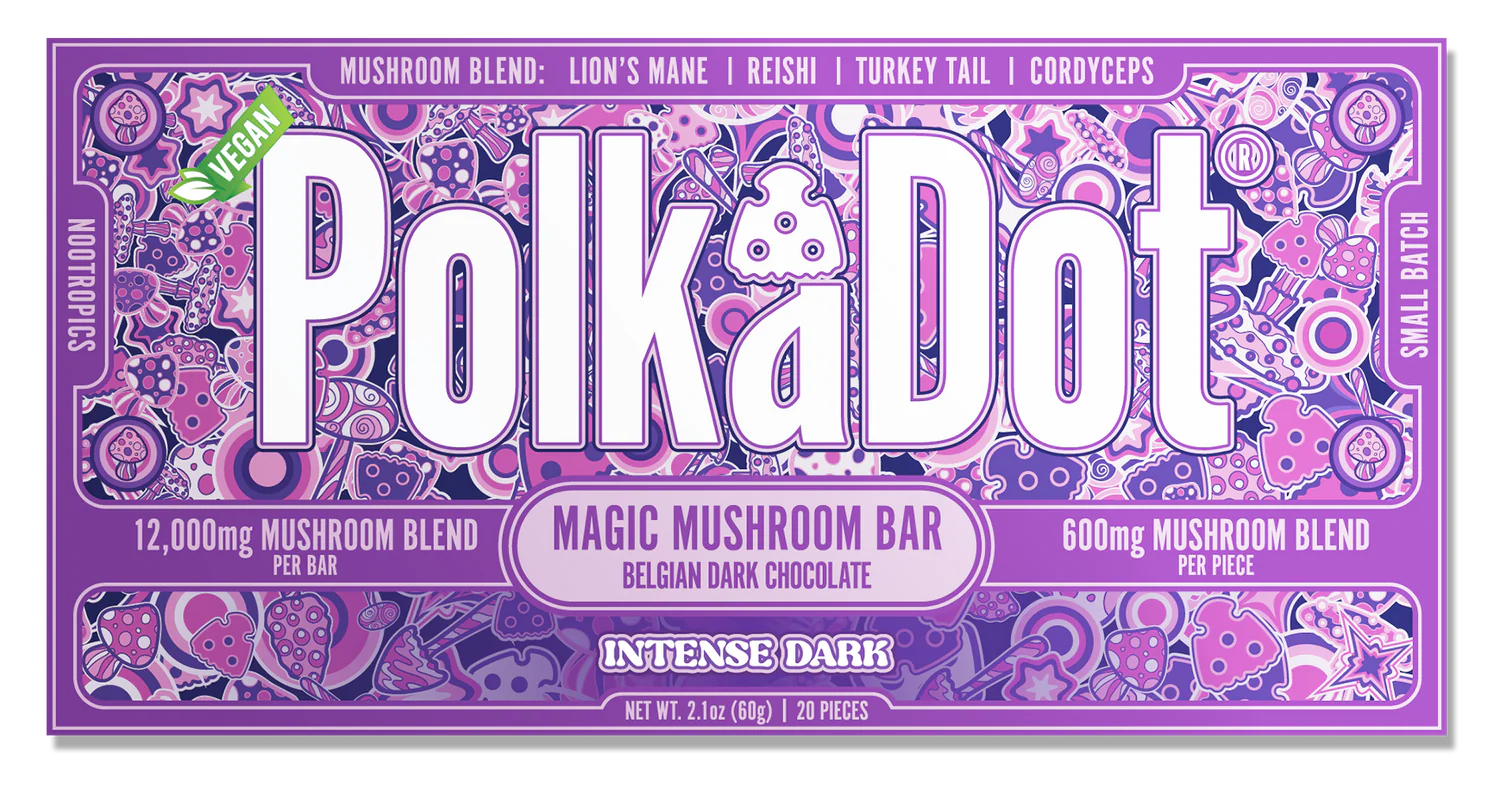 PolkaDot 12g Mushroom Chocolate Bar