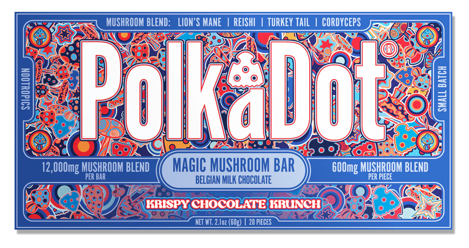PolkaDot 12g Mushroom Chocolate Bar