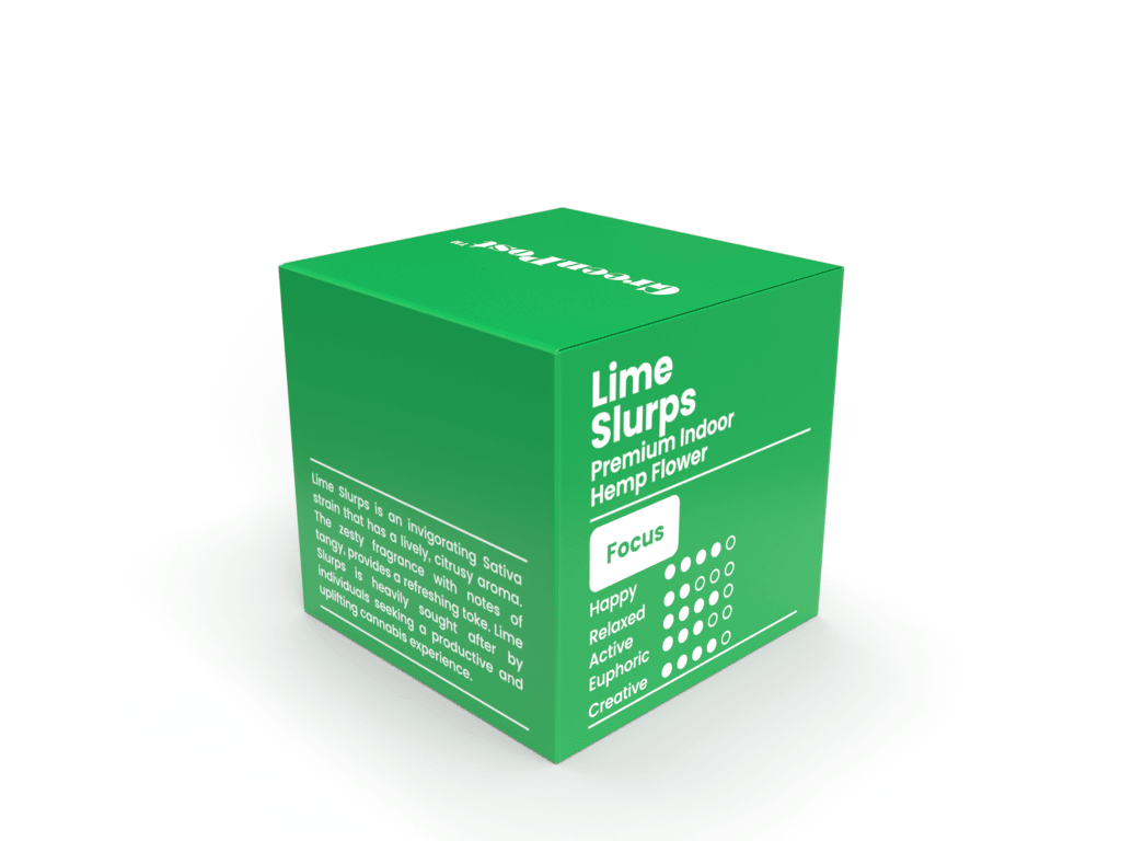 Lime Slurps THCA Flower (Sativa) - GreenPost CBD - www.GreenPostCBD.com