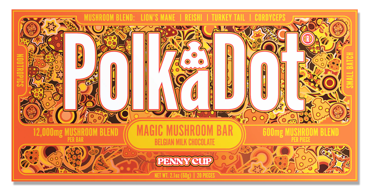 PolkaDot 12g Mushroom Chocolate Bar
