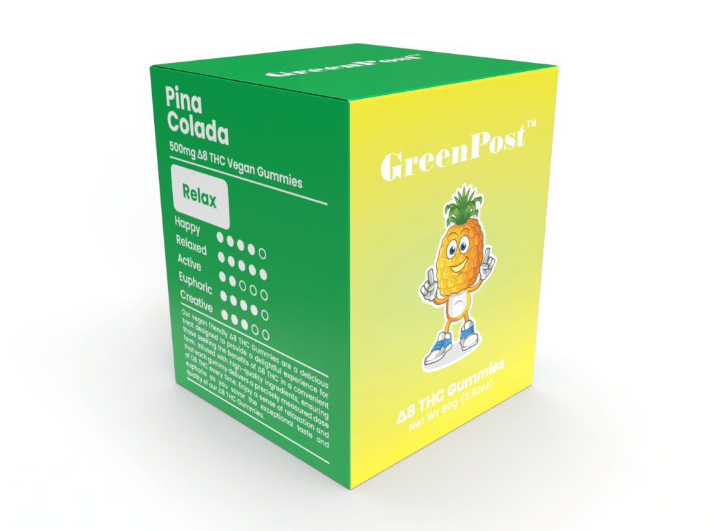 Delta 8 Gummies - GreenPost CBD - www.GreenPostCBD.com