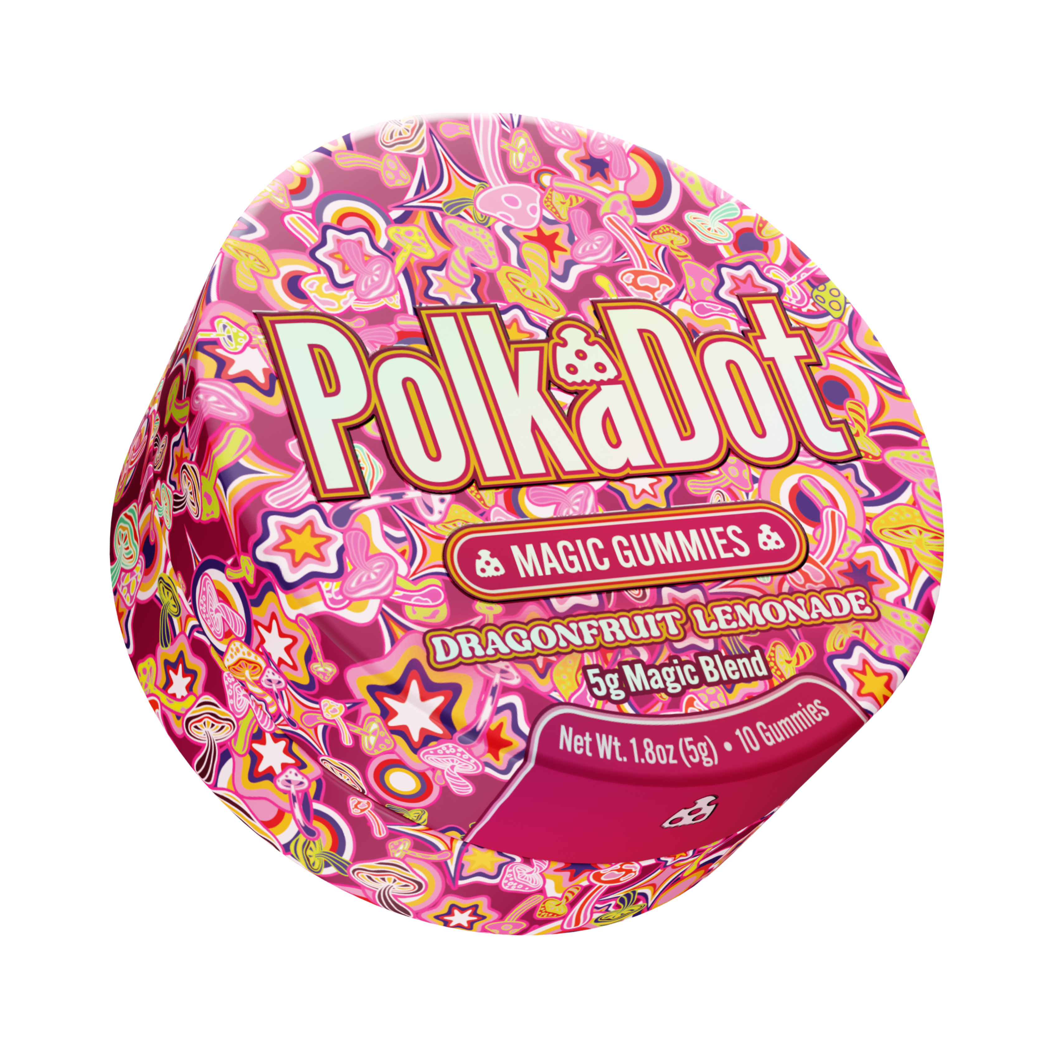 Polka Dot Mushroom Edibles — Chocolate Bars, Gummies and Tablets