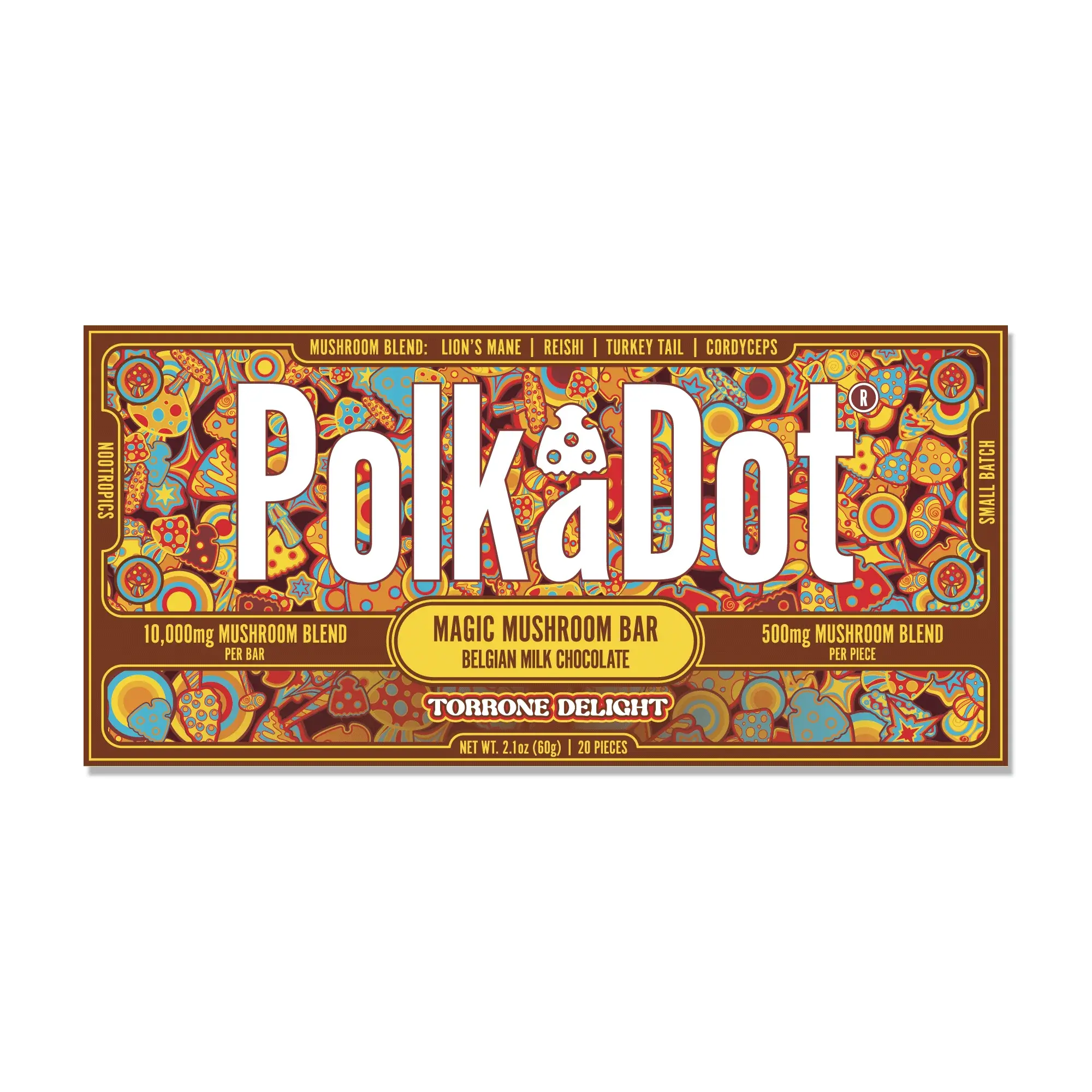 PolkaDot Mushroom Chocolate Bars