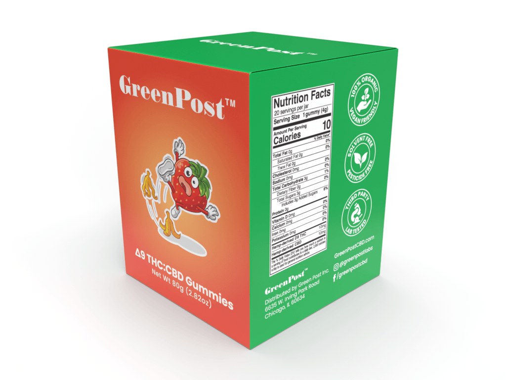 Delta 9 THC Gummies 400mg - GreenPost CBD - www.GreenPostCBD.com