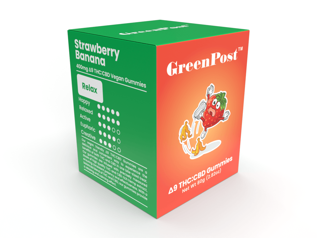 Delta 9 THC Gummies 400mg - GreenPost CBD - www.GreenPostCBD.com