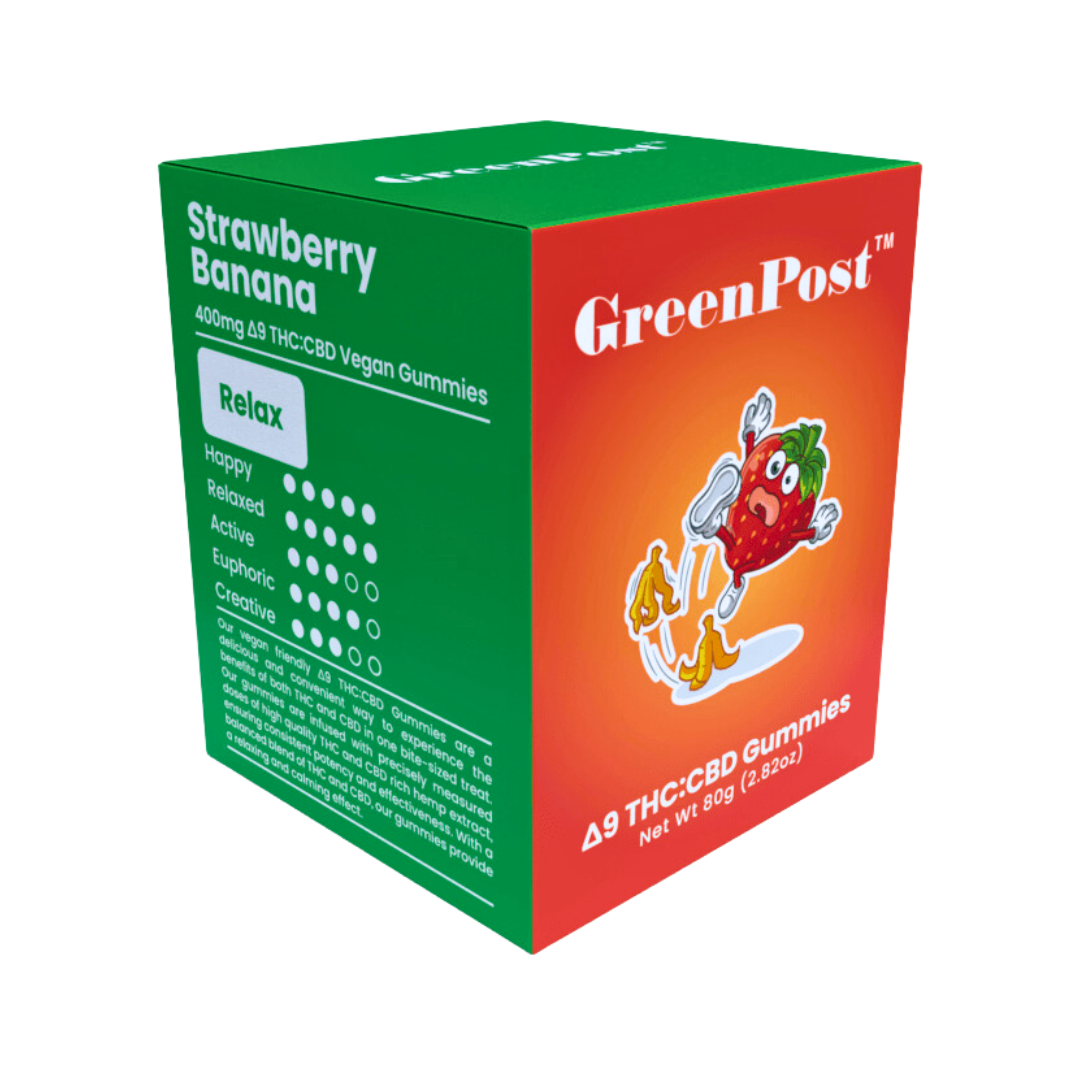 Delta 9 THC Gummies 400mg - GreenPost CBD - www.GreenPostCBD.com