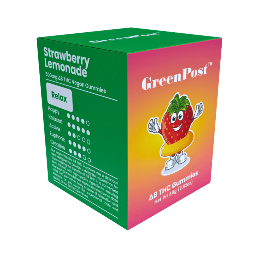 Delta 8 Gummies - GreenPost CBD - www.GreenPostCBD.com