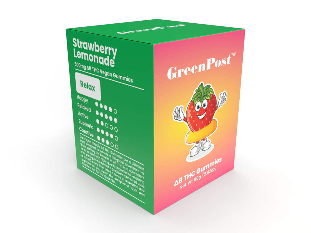 Delta 8 Gummies - GreenPost CBD - www.GreenPostCBD.com