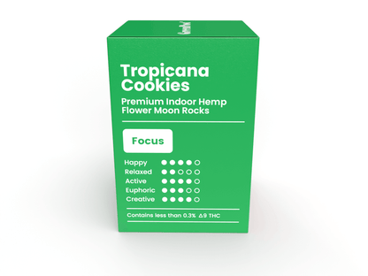Tropicana Cookies Delta 8 + HHC Moon Rocks - GreenPost CBD - www.GreenPostCBD.com