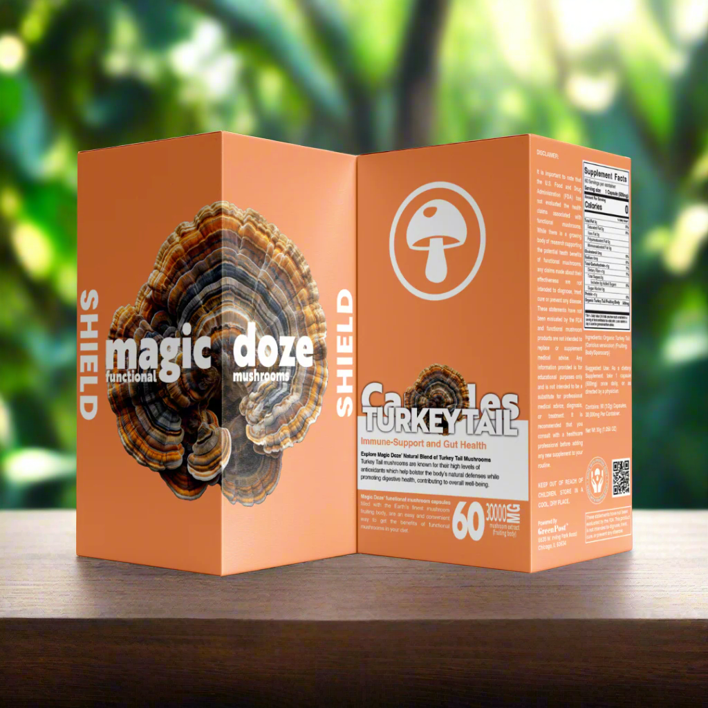 Turkey Tail Capsules - Shield by Magic Doze™